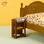 HFTOY 1: 12 Nhà Búp Bê Thu Nhỏ Đầu Giường Đứng Lưu Trữ Ra Đầu Giường Nội Thất Phòng Ngủ Mô Hình Trang Trí Đồ Chơi Phụ Kiện Nhà Búp Bê ~