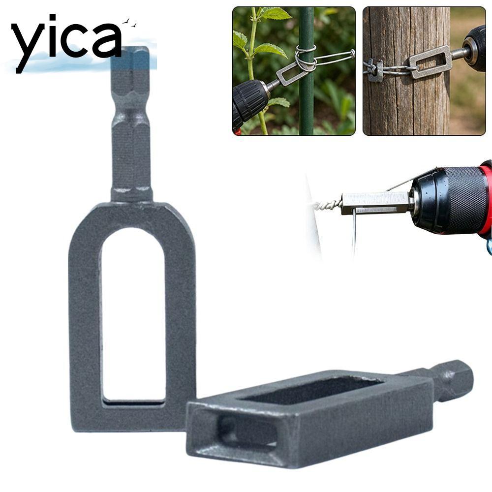 Công cụ xoắn dây YICA, Twister dây khoan chuôi lục giác 1 / 4 "hạng nặng, Nút thắt dây thép hợp kim dễ sử dụng để buộc và xây dựng cốt thép