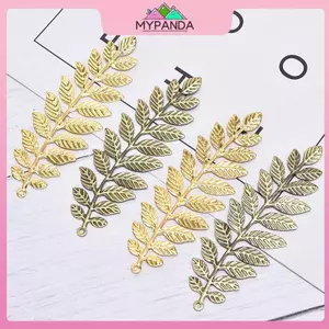 MYPANDA 10 Cái / bộ Vintage Lá Filigree Quấn Kết Nối Kim Loại DIY Thủ Công Trang Sức Làm.