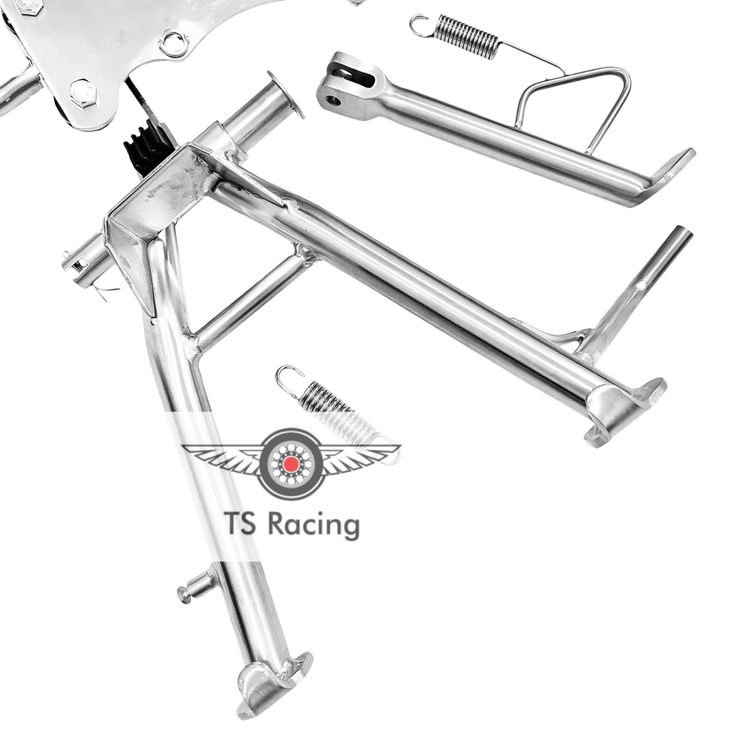 Combo gác máy chống đứng chống nghiêng 2 tầng inox 304 wave a110 - s110 - rs110 - rsx110 - blade - wave a 2017-2023