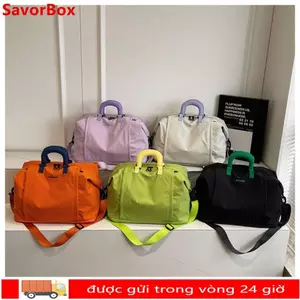 Túi tập thể dục SAVORBOX, Túi hành lý du lịch chống mài mòn chống nước, Túi xách công suất lớn tách khô và ướt bền bỉ dành cho nam giới