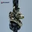 AN.MART Ai Cập Cổ Đại Thần Chết Jaal Đầu Đồng Hạt Dao DIY Paracord Dệt Dây Mặt Dây Trang Sức Phụ Kiện Ngoài Trời VN