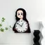 Hoạt Hình Mona Lisa Im Lặng Đồng Hồ Treo Tường Phòng Khách Phòng Ngủ Mẫu Giáo Đồng Hồ Trang Trí Dễ Thương Cho Cửa Hàng Đồ Chơi Nhà Hàng