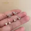 PNPIA- 3 Cặp Thời Trang Nhẹ Sang Trọng Mini Bướm Bông Tai Dành Cho Nữ Bé Gái Dễ Thương Tinh Tế Bông Tai Phụ Kiện Trang Sức Quà Tặng