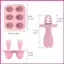 Nhỏ Ice Pop Khuôn 6 Lưới Trẻ Em Pop Maker Khuôn Tủ Đông Khay Có Thể Tái Sử Dụng Dễ Dàng Phát Hành Tủ Đông Xử Lý Khay Cho shopidaevn