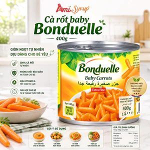 Cà Rốt Baby Bonduelle 400g Cà Rốt Non Giòn Ngọt Cho Salad Và Món Ăn (date 31/07/2026)