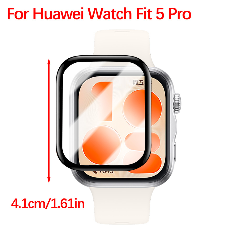 Bộ 5 Miếng Dán Bảo Vệ Màn Hình Cho Huawei Watch Fit 5 Pro / 4Pro / 5 / 4 Phim Bảo Vệ Cong 3D HD Phim Bảo Vệ Toàn Diện