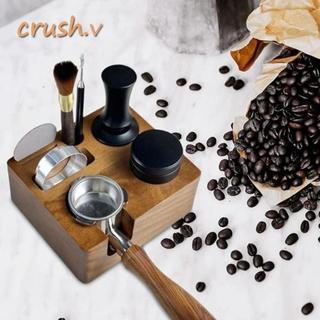[CRUSH] Đế Tam Giác Cà Phê, Trạm Tamping Espresso 51 / 54 / 58mm bằng Gỗ, Giá Đỡ Cà Phê Vuông Có Thể Điều Chỉnh Chất Lượng Cao Phụ Kiện Máy Espresso