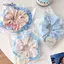 AqToCna 1 Cô Gái Đầu Dây Nơ Dây Buộc Tóc Ruột Lớn Tóc Nữ Scrunchies Phong Cách Hàn Quốc Mũ Tóc Dây AqToCna
