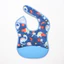 Du Lịch Ăn Có Thể Gập Lại Cho Bé Silicone Yếm Ghế Cao Sử Dụng Không Độc Hại Messy Eaters Chống Thấm Nước C8K8