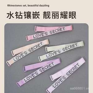 1.8cm Vô Hình Chống Trơn Trượt LOVE 'S SECRET Dây Đeo Vai Kim Cương Giả Quần Lót Dây Đeo Vai Rộng Áo Ngực Dây Đeo P0RK
