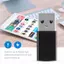 apill Type C Adapter USB to Female Chuyển đổi truyền dữ liệu tốc độ caoOTG cho Laptop ABS + Hợp kim nhôm (2 gói) (Đen)