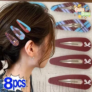 8 / 2 Kẹp Tóc BB Hình Giọt Nước - Thời Trang, Ngọt Ngào, Phong Cách INS - Phụ Kiện Tóc - Kẹp Tóc Bên Họa Tiết Kẻ Sọc Kẹp Tóc - Dành Cho Nữ Bé Gái Mặc Hàng Ngày / Giao Hàng Miễn Phí