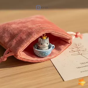 Phim Hoạt Hình Cốc Trà Động Vật Mặt Dây Chuyền Nelace 3D Bộ Trang Sức Cho Nữ Ngày Lễ Trang Phục Sự Kiện Mới