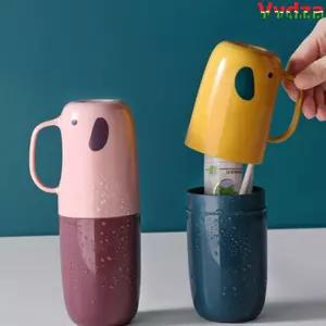 VVDZA Giá đỡ bàn chải đánh răng voi Ký túc xá Du lịch Lưu trữ kem đánh răng di động