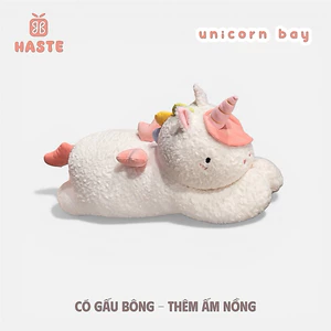Gấu Thú Bông Ngựa Một Sừng Kỳ Lân Hồng Unicorn Animal Quà Tặng Độc Đáo Siêu Mềm Mịn Siêu Dễ Thương