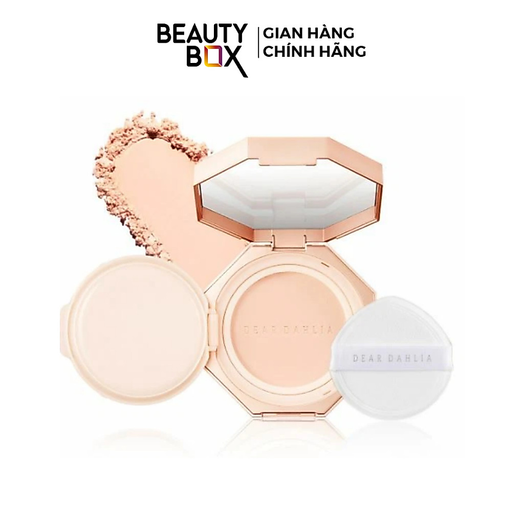 Phấn Phủ Thuần Chay Dear Dahlia Mịn Da Skin Paradise Soft Velvet Setting Powder Compact 12G