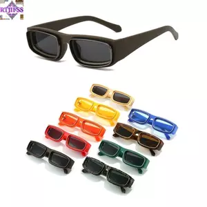 RTJIFSS Da Báo, Kính Mát Nhỏ Retro Nhiều Màu Sắc, Kính Mắt Punk Y2K Thời Trang Cổ Điển Dành Cho Nữ & Nam
