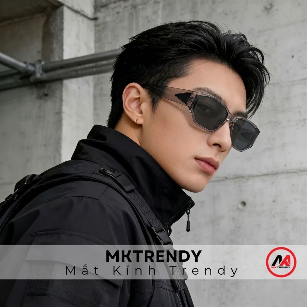 [Live x MKTRENDY] Kính râm đổi màu gọng vuông chống tia UV thời trang nam nữ phong cách sang trọng T18