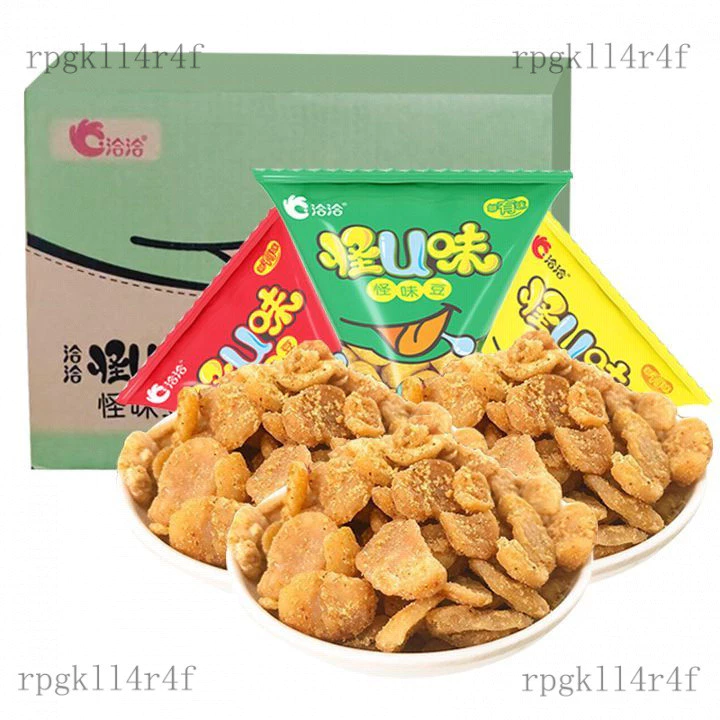 Ăn vặt Đậu Qiaqia vị lạ, đồ ăn vặt vị trứng cua cay ngũ vị, đồ ăn vặt giải trí khi uống rượu, đồ ăn vặt ký túc xá, đậu c