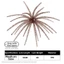 PYCOU 5 Bộ Mồi Urchin Biển, S / M / L TPE Chất Liệu Mồi Câu Cá, Phụ Kiện Câu Cá Thiết Kế Nổi Hình Sâu Mềm Mồi Câu Cá Biển Phụ Kiện Câu Cá
