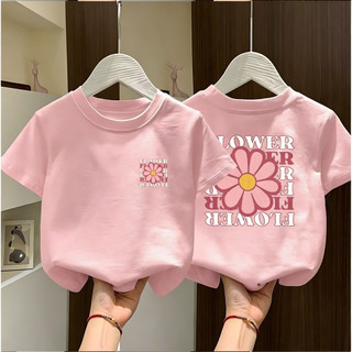 COD✅ (Hồ Chí Minh) kẹo sao Áo thun ngắn tay cotton nguyên chất dành cho bé gái, áo hoạt hình mùa hè mới 2026
