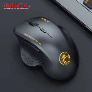 IMICE Cung cấp trực tiếp Chuột không dây USB2.4G Quà tặng văn phòng doanh nghiệp Trò chơi 6 nút Tiêu thụ điện năng thấp