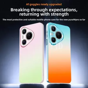 Ốp YJD Cho Huawei Pura 90 Pro Max Màu Gradient Bảo hiểm toàn ống kính Công nghệ Laser 3D Vỏ điện thoại chống rơi