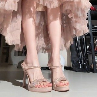 Giày Sandal Cao Gót Nữ Sang Trọng 6.7 P8IO