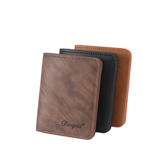 Ví nam Slim Bifold Da PU Hàng ngày Thẻ tín dụng ID Lưu trữ Ví kích thước bỏ túi di động