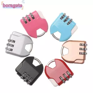 BORAGETE 1 Cái Khóa Mật Khẩu Mini Quà Tặng Nhật Ký Bảo Vệ Hành Lý Du Lịch Vali Tập Gym An Ninh