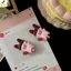 < YEI > Kẹp Tóc Thỏ Hoạt Hình 2 Chiếc Dâu Sôcôla Nhựa Barrettes Phụ Kiện Đáng Yêu Cho Trẻ Em Bé Gái Trường Sự Kiện Mới
