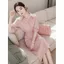 Phim truyền hình Hàn Quốc Người phụ nữ mặc áo sơ mi màu hồng chuyên nghiệp Bộ đồ hai mảnh nữ