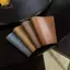 PlumHOUSE 1 Cái S / L Hai Mặt Chống Trơn Trượt PU Tấm Cách Nhiệt Bàn Thảm Phong Cách Bắc Âu Giả Da Bò Họa Tiết Quạt Hình Da Placemat VN