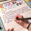 Chữ Tình Yêu Viết Tay Cuộn Họa Tiết Kitty Treo Cuộn Cuộn Sinh Nhật Cặp Đôi Quà Tặng Sáng Tạo Thư Tình Dài