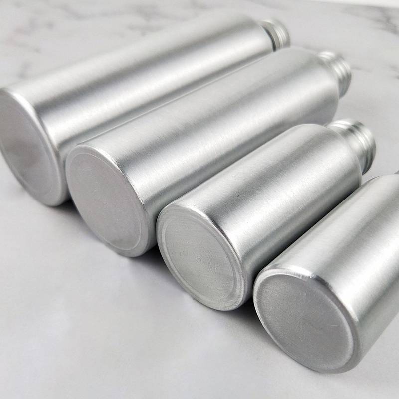 Trong kho 30ml-250ml Bạc nhôm chai với vít cap Nước hoa Mỹ phẩm toner chai nước du lịch Protable bơm lại chai cá tuyết