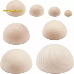 8 kích cỡ Khuôn gốm nửa tròn, Dụng cụ hàng đầu bằng gốm bằng gỗ, Dụng cụ ép tấm gốm để làm bát và đĩa gốm