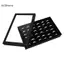GCDHome 36 Khe Trang Sức Nhẫn Hộp Trưng Bày Khay Tổ Chức Bông Tai Trượng Thể Hiện Ốp Lưng Nhung Tổ Chức Hộp Bảo Quản Quà Tặng Cho Đồ Trang Sức HOT