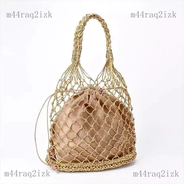 Women's Woven Straw Shoulder Bag – for the Beach