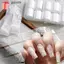 Lá Móng Tay GAVESTO, Thiết Kế Ren Da Báo Dán Móng Tay, Hiệu Ứng Kim Sa Lấp Lánh Chuyên Nghiệp Họa Tiết Sọc Đen Trang Trí Móng Tay Trang Trí Móng Tay