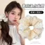 Quá Khổ Ba Lê Tính Khí Cao Cấp Scrunchy Tóc Vòng 2025 Ren Satin Ngọt Bóng Tóc Dây Phụ Kiện Tóc Đầu Dây