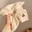 Khăn Vuông Pháp Ngọt Kẻ Sọc Scrunchy Tóc Cao Cấp Vuông Phụ Kiện Tóc Quá Khổ Đầu Dây Đuôi Ngựa Tóc Mũ Đội Đầu