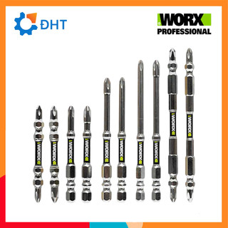 CHÍNH HÃNG Mũi Vít PH2 Thép S2 Siêu Cứng - Cao Cấp WORX WA1688 WA1684 WA1680 WA1690 chân lục giác 6.35mm