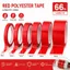 Băng đánh dấu VVDZA, Băng mã hóa 66 mét rộng 3 / 5 / 8 / 10mm, Băng đánh dấu màu đỏ