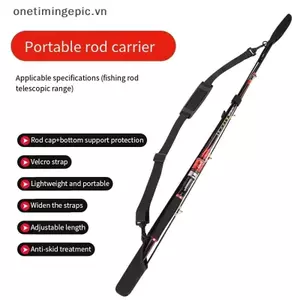 VFZ Cần Câu Túi Bảo Quản Đàn Hồi Đầu Bao Có Thể Điều Chỉnh Cần Câu Dây Đeo Vai Di Động Cần Câu Thắt Lưng Phụ Kiện Câu Cá OTE