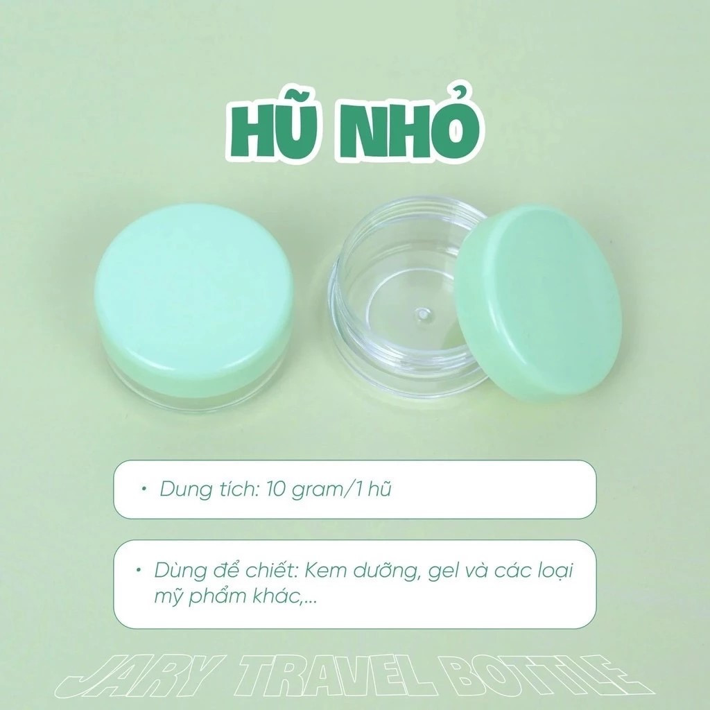 [Mua 5 tặng 1] Bộ Chiết Mỹ Phẩm Du Lịch 5 Món Mini Tiện Lợi dùng cho nước hoa, sữa tắm, kem.