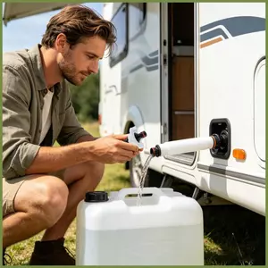 RV Nước Đầu Vào Thay Thế Nhanh Đa Năng Adapter Cắm Trại Đầu Vào Nước Cho Bên Ngoài Truy Cập Thoát Nước Ngoài RV kouvn