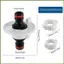 RV Nước Đầu Vào Thay Thế Nhanh Đa Năng Adapter Cắm Trại Đầu Vào Nước Cho Bên Ngoài Truy Cập Thoát Nước Ngoài RV kouvn