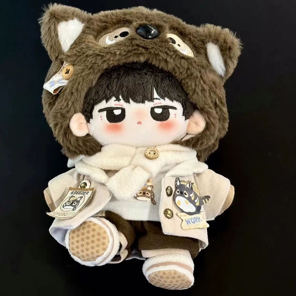 Quần áo búp bê Cotton 20cm Preppy Cool Suit Quần áo trẻ em Không có thuộc tính Búp bê thay thế hàng ngày 6.10