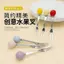 Bóng Trái Cây Nĩa Hoạt Hình Thép Không Gỉ Nĩa Nhỏ Hộ Gia Đình Phương Tây Thực Phẩm Ăn Nhẹ Bánh Trung Thu Nĩa Hai Răng Bán Chạy26061113